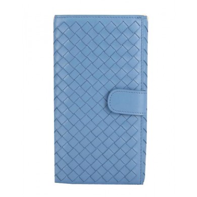 Bottega Veneta Intrecciato Nappa Continental Wallet BV182 SkyBlue BV1071lV14