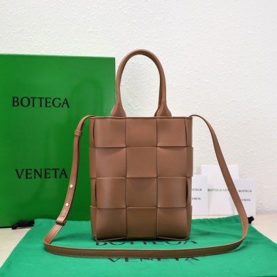 Bottega Veneta Mini Cassette Tote Bag 709341 brown BV412Qc12