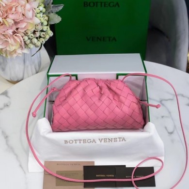 Fake Bottega Veneta MINI POUCH 585852 Cherry Blossom powder BV33qY98