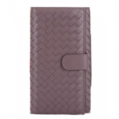 Replica Bottega Veneta Intrecciato Nappa Continental Wallet BV182 Purple BV1066Kg43