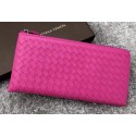 Bottega Veneta Intrecciato Leather Clutch BV144077 Rose BV981jk70