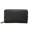 Quality Bottega Veneta Intrecciato Calfskin Wallet BV1889 Black BV192rR91