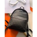 Replica Bottega Veneta CLASSIC INTRECCIATO Intrecciato leather backpack 7786 black BV375fp99