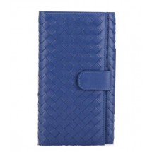 Bottega Veneta Intrecciato Nappa Continental Wallet BV182 Blue BV1164tp20