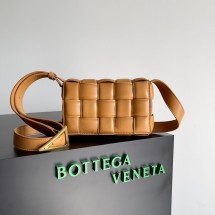 Bottega Veneta Small Padded Cassette 717506 Camel BV06sA83