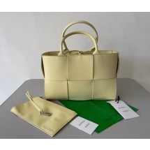 Fake Bottega Veneta ARCO TOTE 652867 yellow BV38oA83