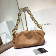 Imitation Bottega Veneta Nappa lambskin soft Shoulder Bag 620230 brown BV370hc46