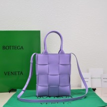 Knockoff Bottega Veneta Mini Cassette Tote Bag 709341 Wisteria BV1204FI62