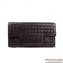 Replica Bottega Veneta 275622 Appia Intrecciato Nappa Continental Wallet Brown BV61DW49