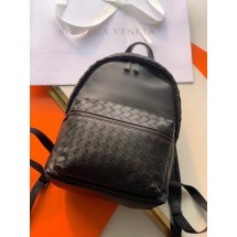 Replica Bottega Veneta CLASSIC INTRECCIATO Intrecciato leather backpack 7786 black BV375fp99