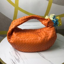 Replica Bottega Veneta Original Weave Leather Bag BV4589 orange BV419MO84