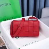 Bottega Veneta BORSA CASSETTE 578004 BRIGHT RED BV940rN47