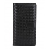 Bottega Veneta Intrecciato Nappa Continental Wallet BV182 Black BV05im52