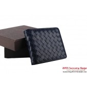 Bottega Veneta Intrecciato Nappa Wallet BV1581 RoyalBlue BV698aM39