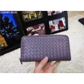 Bottega Veneta Intrecciato Nappa Zip Around Wallet BV5808 Lavender BV971Sy67