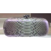 Copy Bottega Veneta Snake Leather Knot Clutch 8651A BV663Hn31