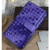 Fake Bottega Veneta Intrecciato Nappa Continental Wallet BV1821 Violet BV800uQ71