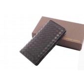 Knockoff Bottega Veneta Intrecciato Nappa Wallet BV99391 Black BV606va68