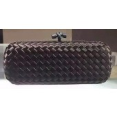 Replica AAAAA Bottega Veneta STRETCH Knot Sheepskin Leather Clutch BV8651 Brown BV509Xr29