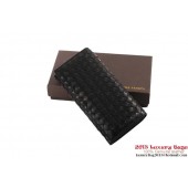 Replica Top Bottega Veneta Intrecciato Nappa Wallet BV1589 Black BV604Cq58